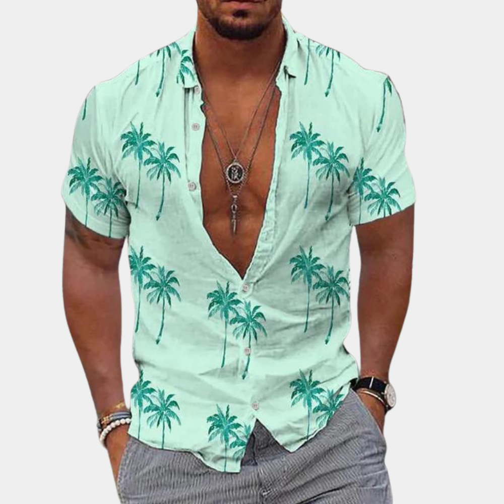 Hawaii-poloshirt til mænd