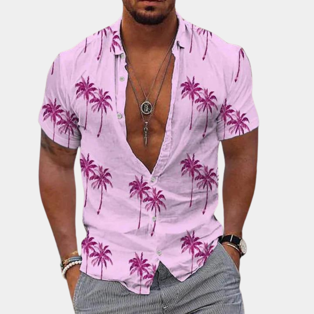 Hawaii-poloshirt til mænd