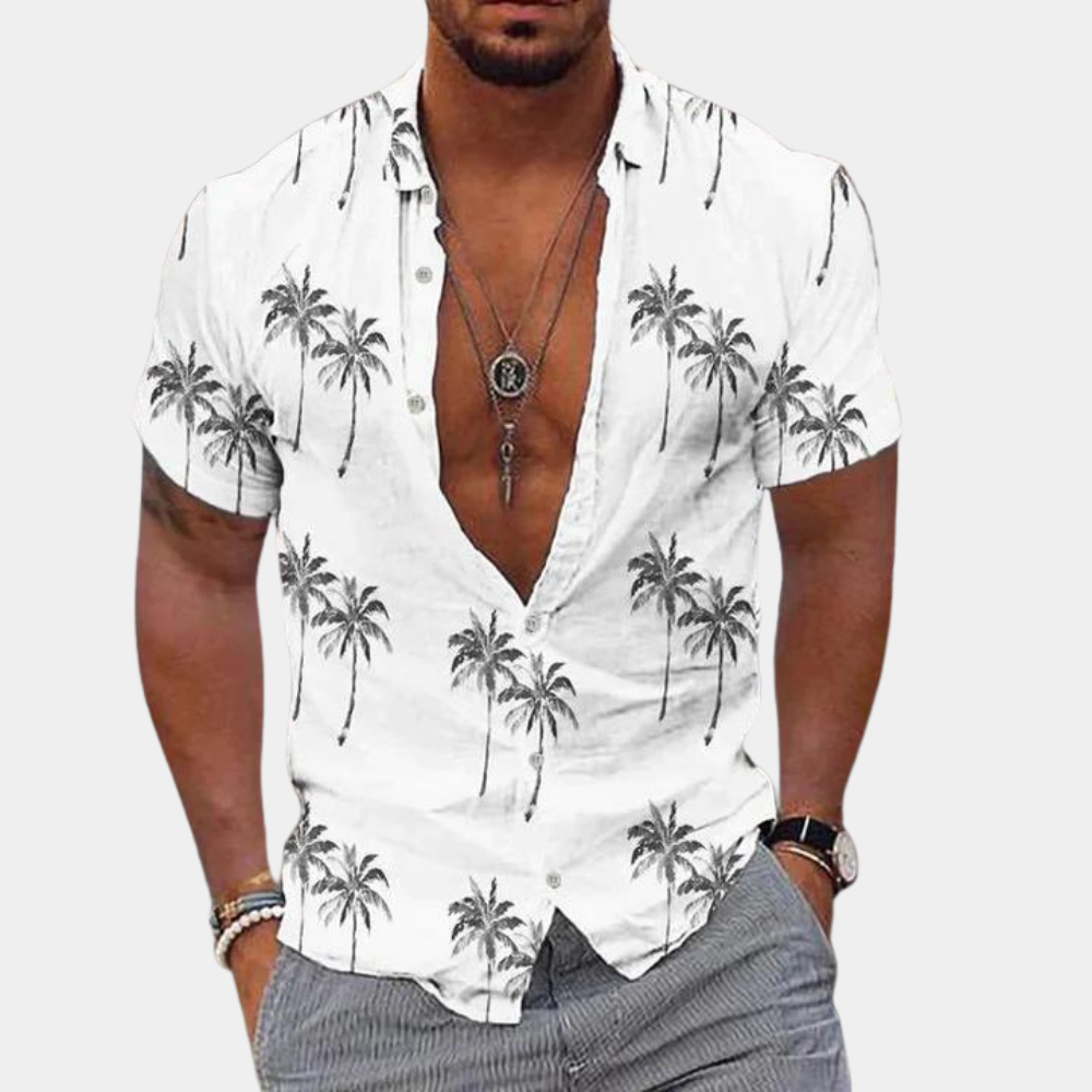 Hawaii-poloshirt til mænd