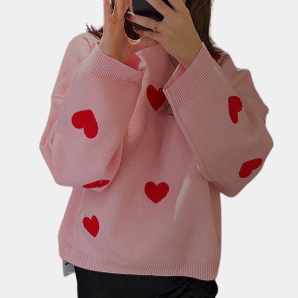 Elegant strikket trøje til damer