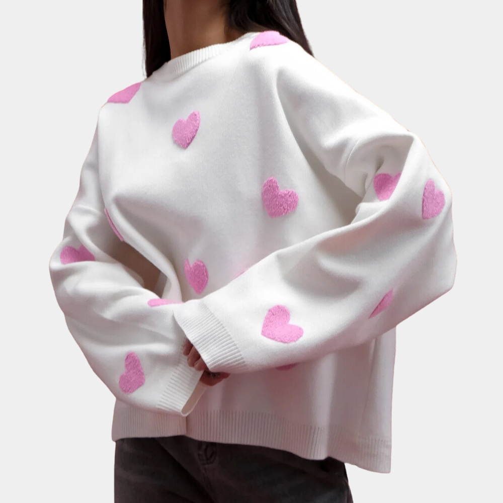 Elegant strikket trøje til damer