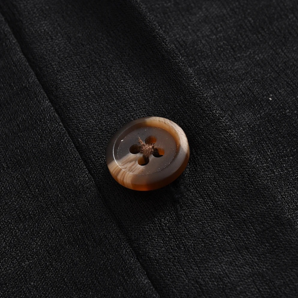 Enkeltradet strikket cardigan