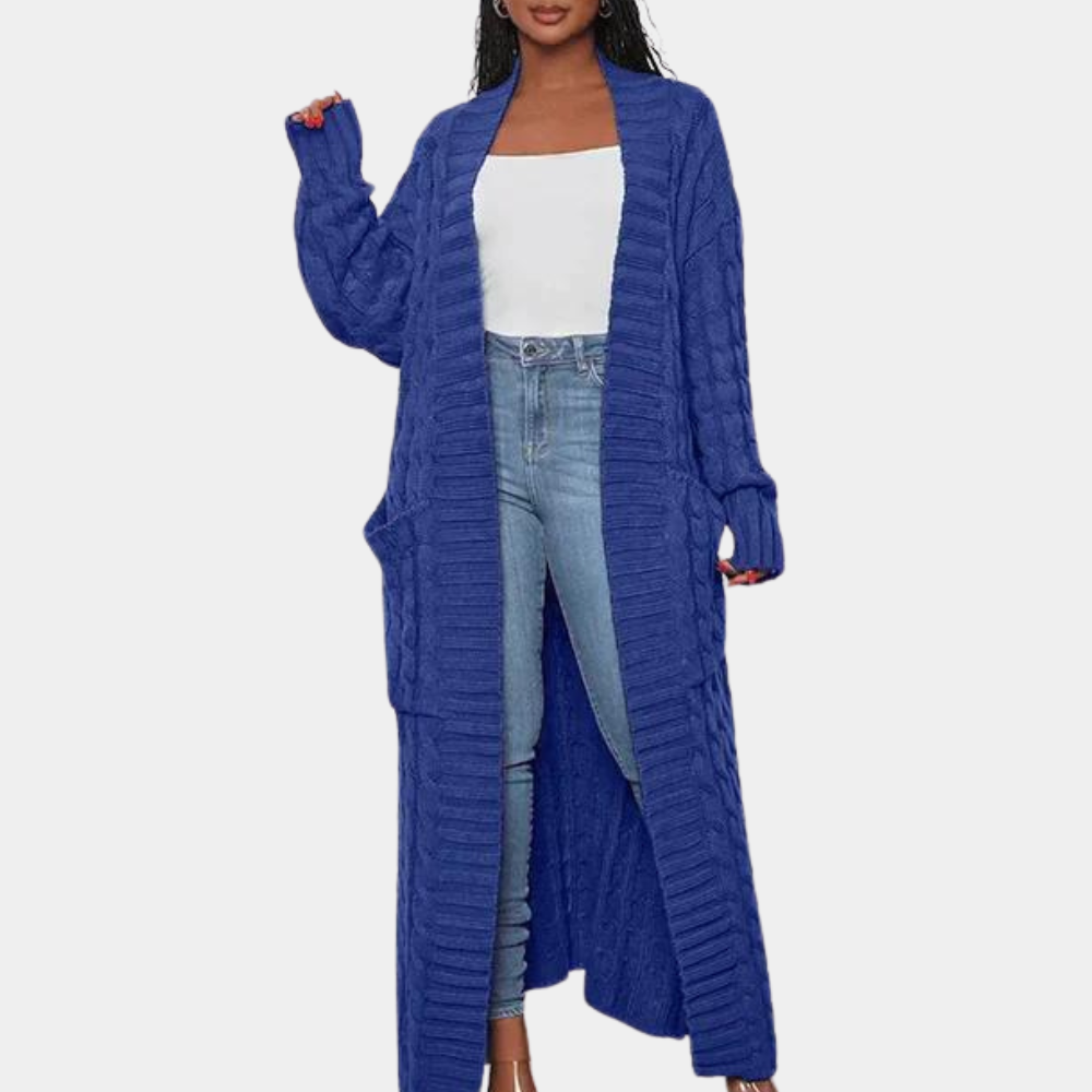 Kabelstrik foran Lang linje Cardigan