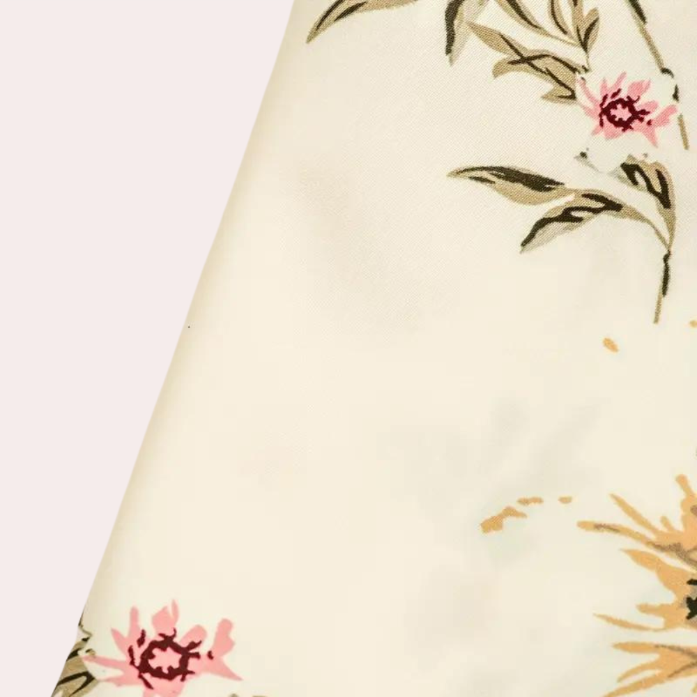 Elegant blomstret maxikjole til kvinder