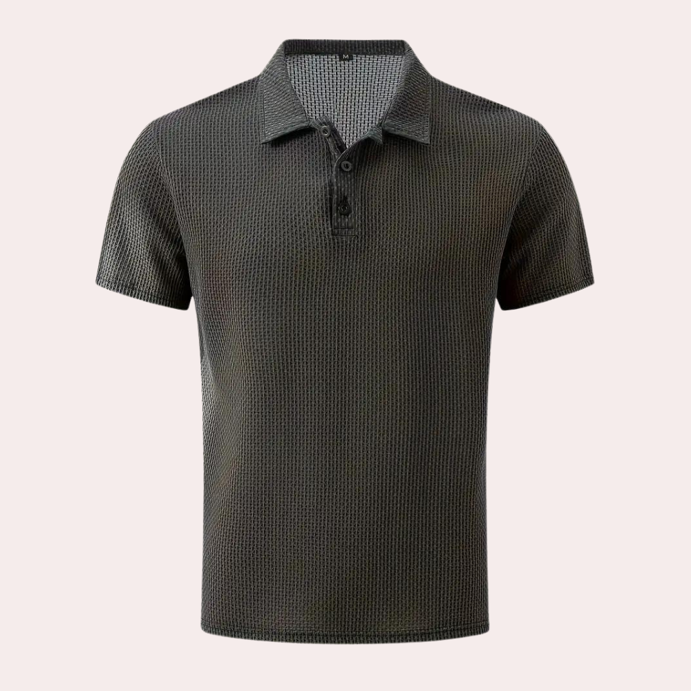 Mesh-poloshirt til mænd