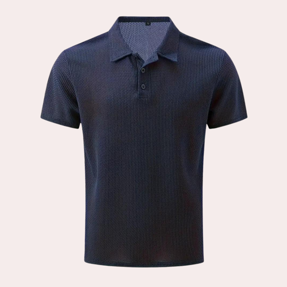 Mesh-poloshirt til mænd