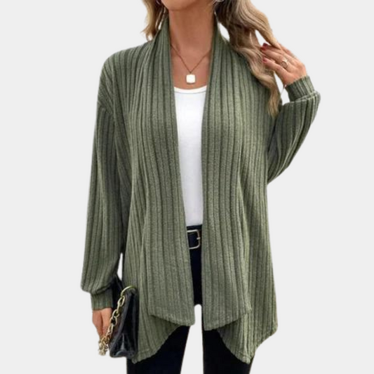 Afslappet kvindetop Sweater Strikket cardigan