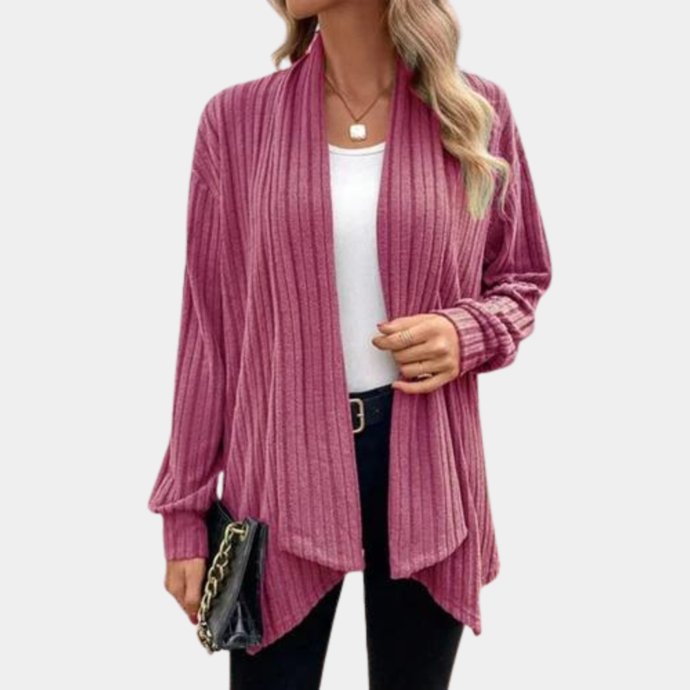 Afslappet kvindetop Sweater Strikket cardigan