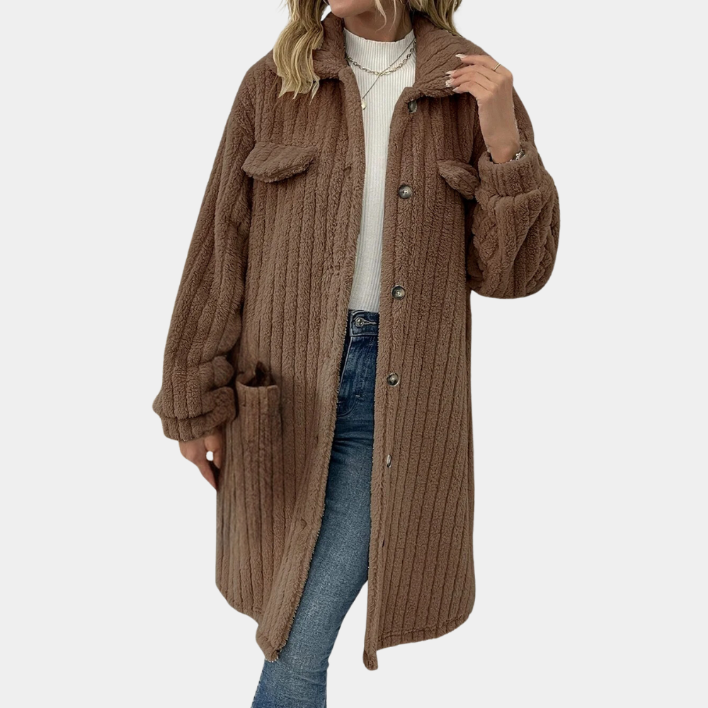 Elegant og varm damefrakke