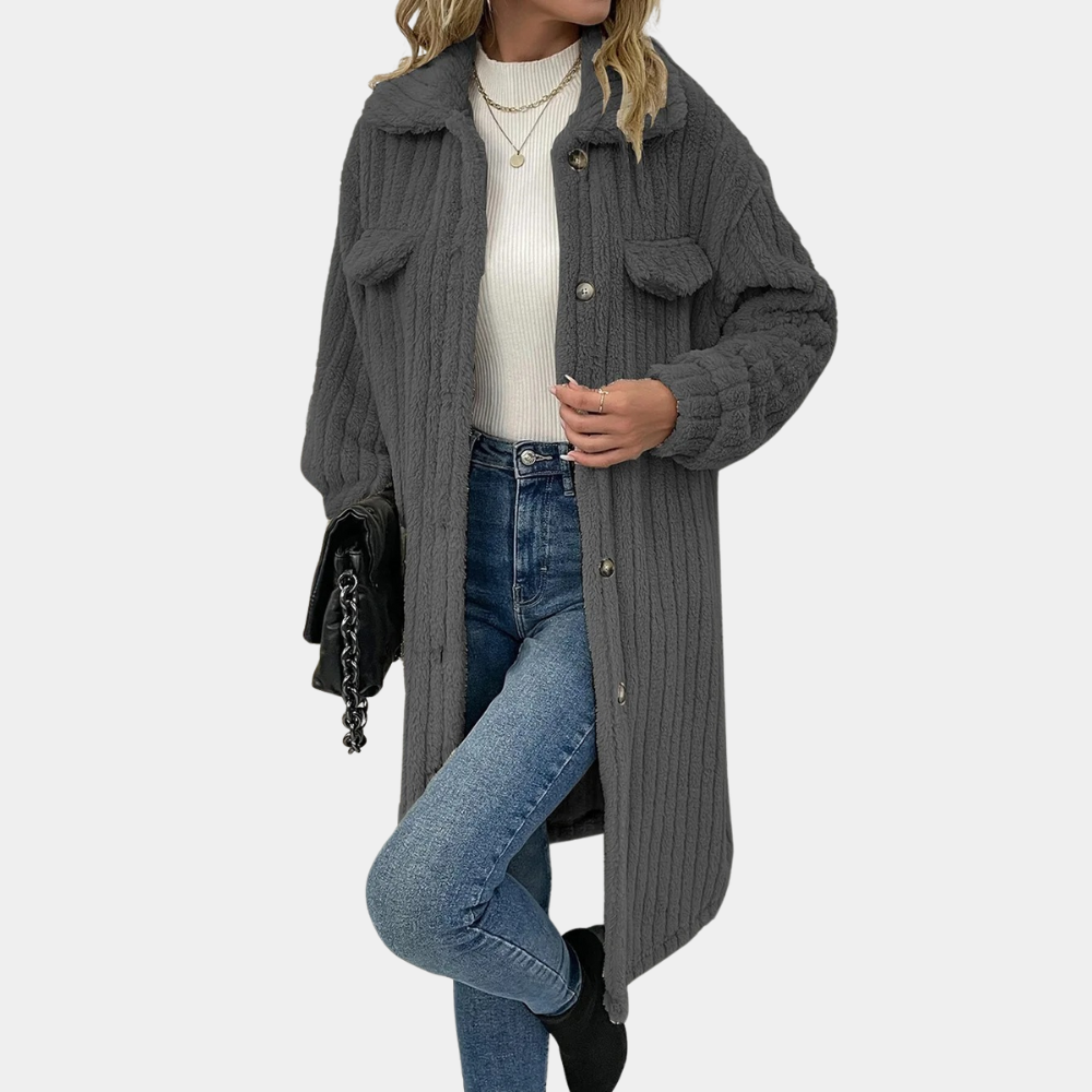 Elegant og varm damefrakke