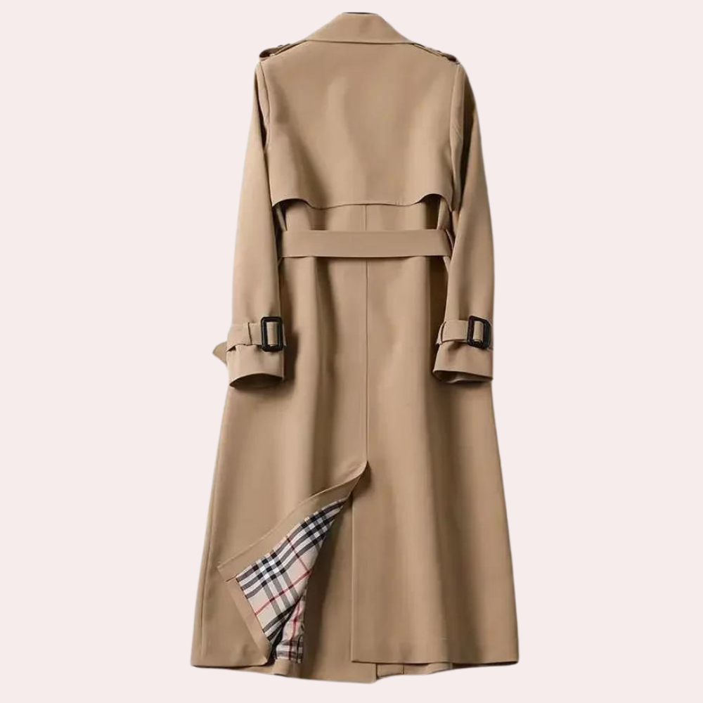 Klassisk tidløs trenchcoat med bælte