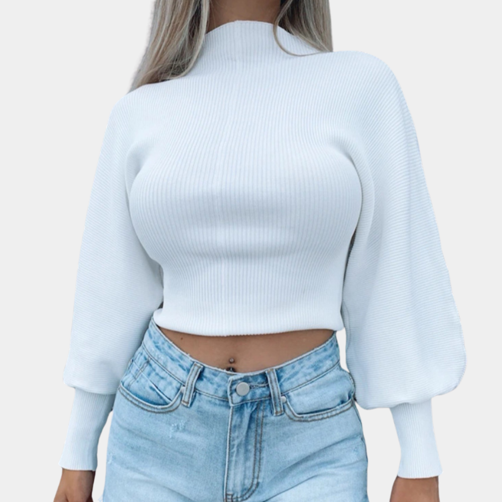 Pufærmet fit sweater