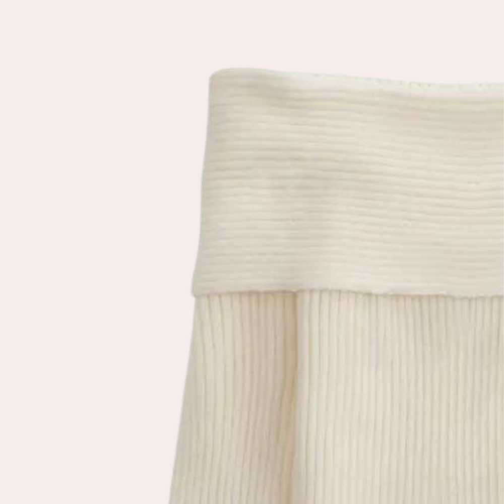 Strikket sweater uden skuldre