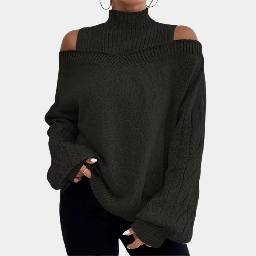 Sweater uden skuldre