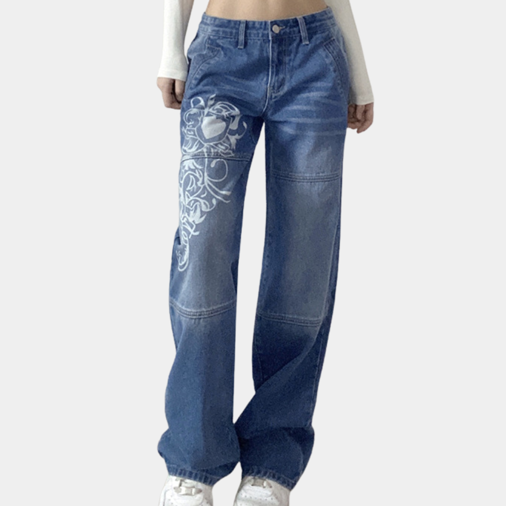Cargo jeans til kvinder