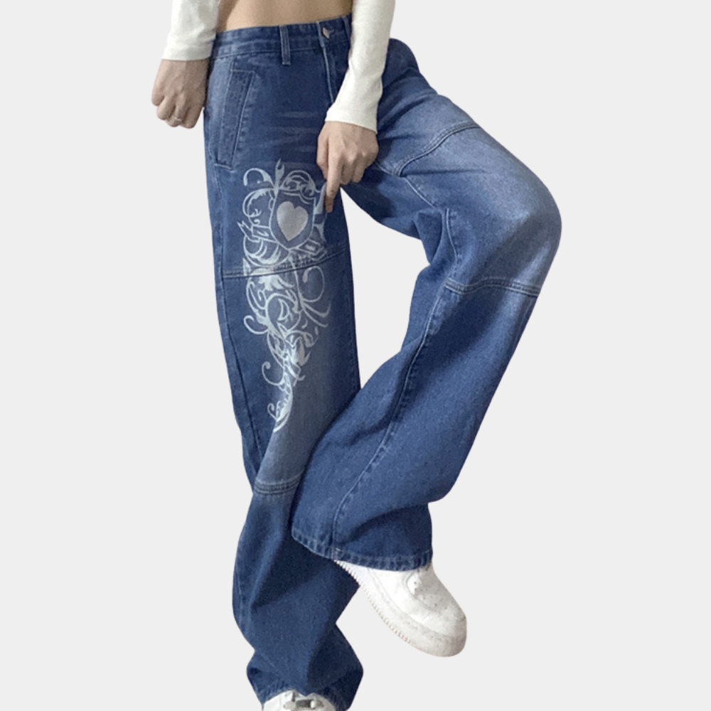 Cargo jeans til kvinder