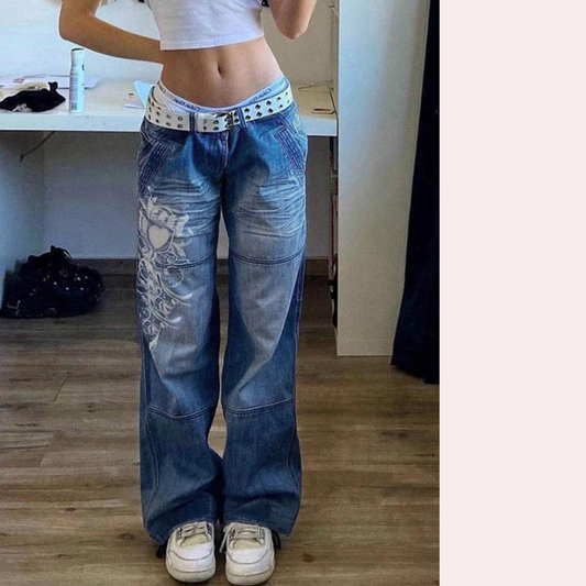 Cargo jeans til kvinder