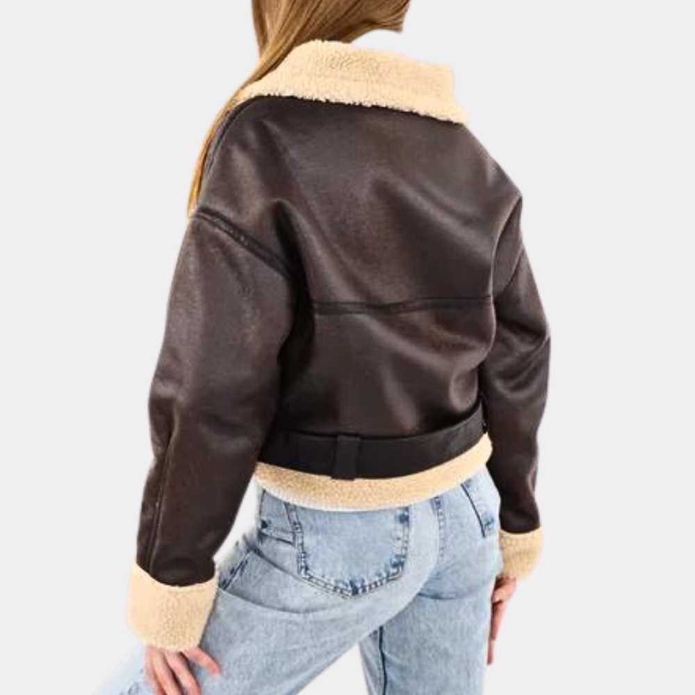 Vinterjakke i lammepels