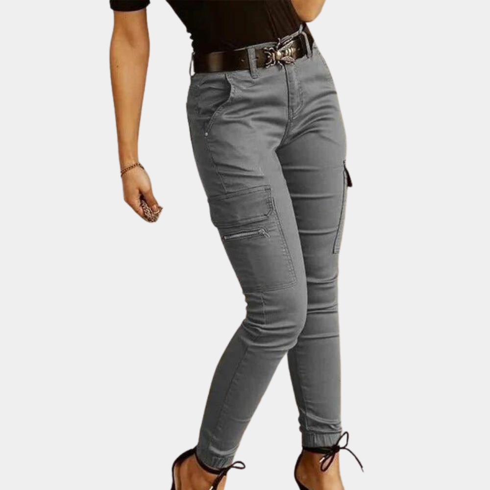 Afslappede cargo-jeans til kvinder