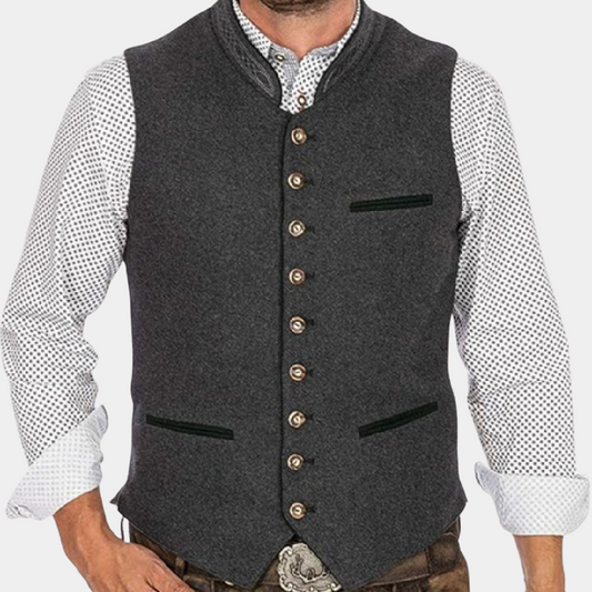 Traditionele Elegantie Klassiek Gilet met Knopen
