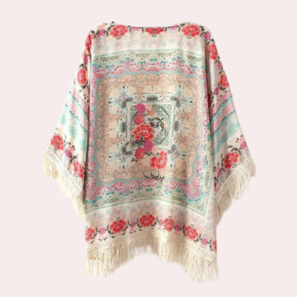 Blomsterprint Chiffon Cover Up