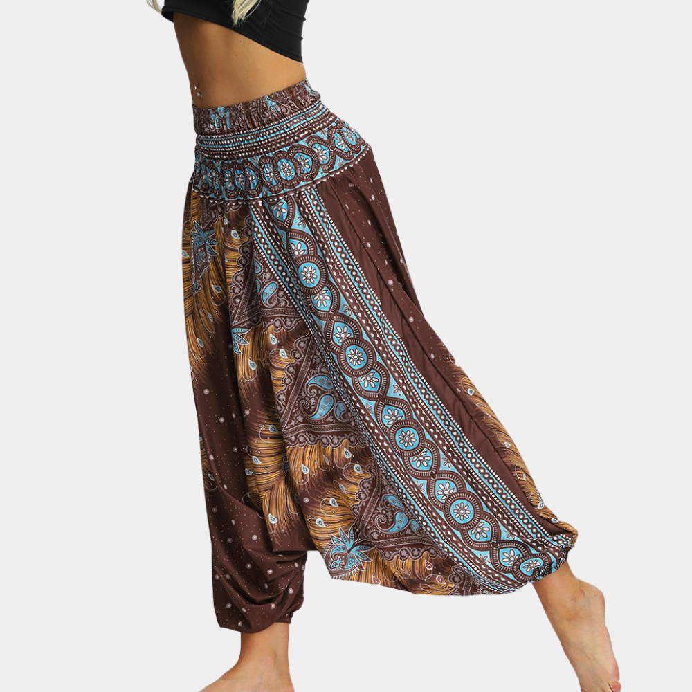 Afslappede Los Fit yogabukser til kvinder