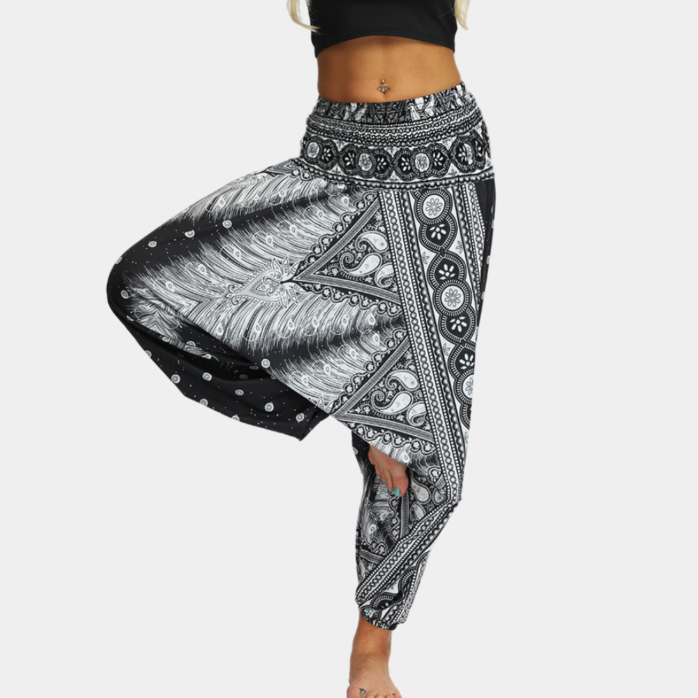 Afslappede Los Fit yogabukser til kvinder
