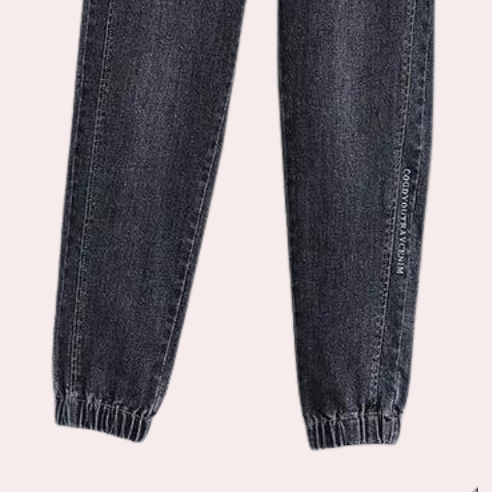 Stilfulde jeans til kvinder med behagelig snøring