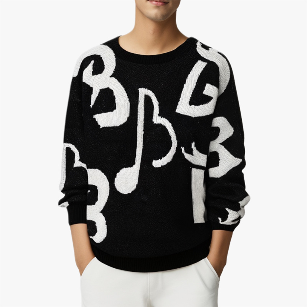 Behagelig varm sweater til mænd