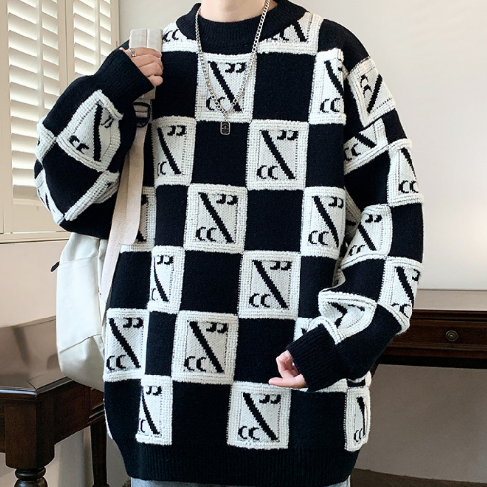 Stilfuld varm sweater til mænd