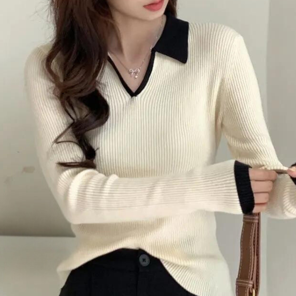 Smal strikket sweater