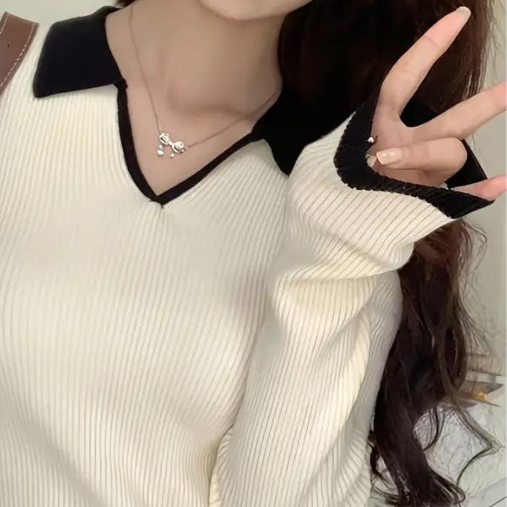 Smal strikket sweater