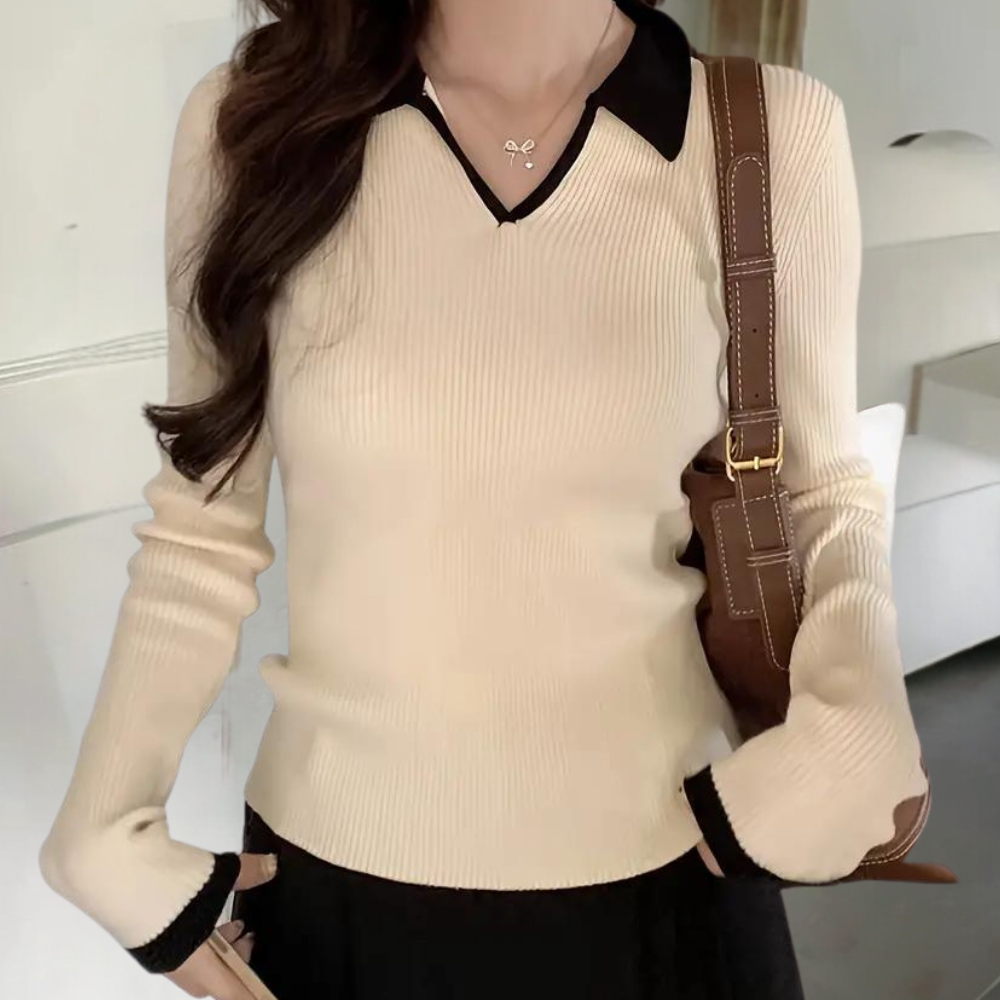 Smal strikket sweater