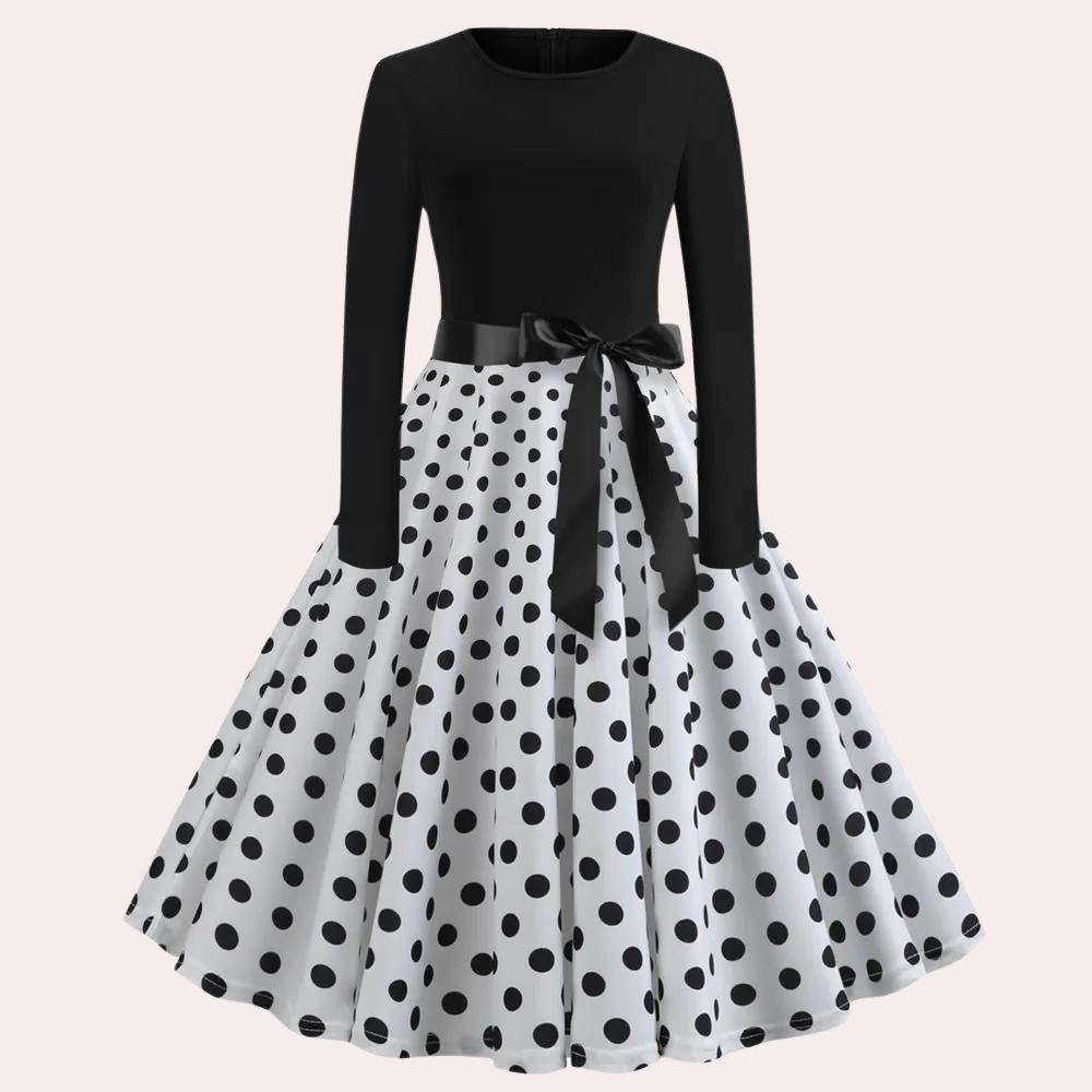 Elegant kjole med vidde til kvinder