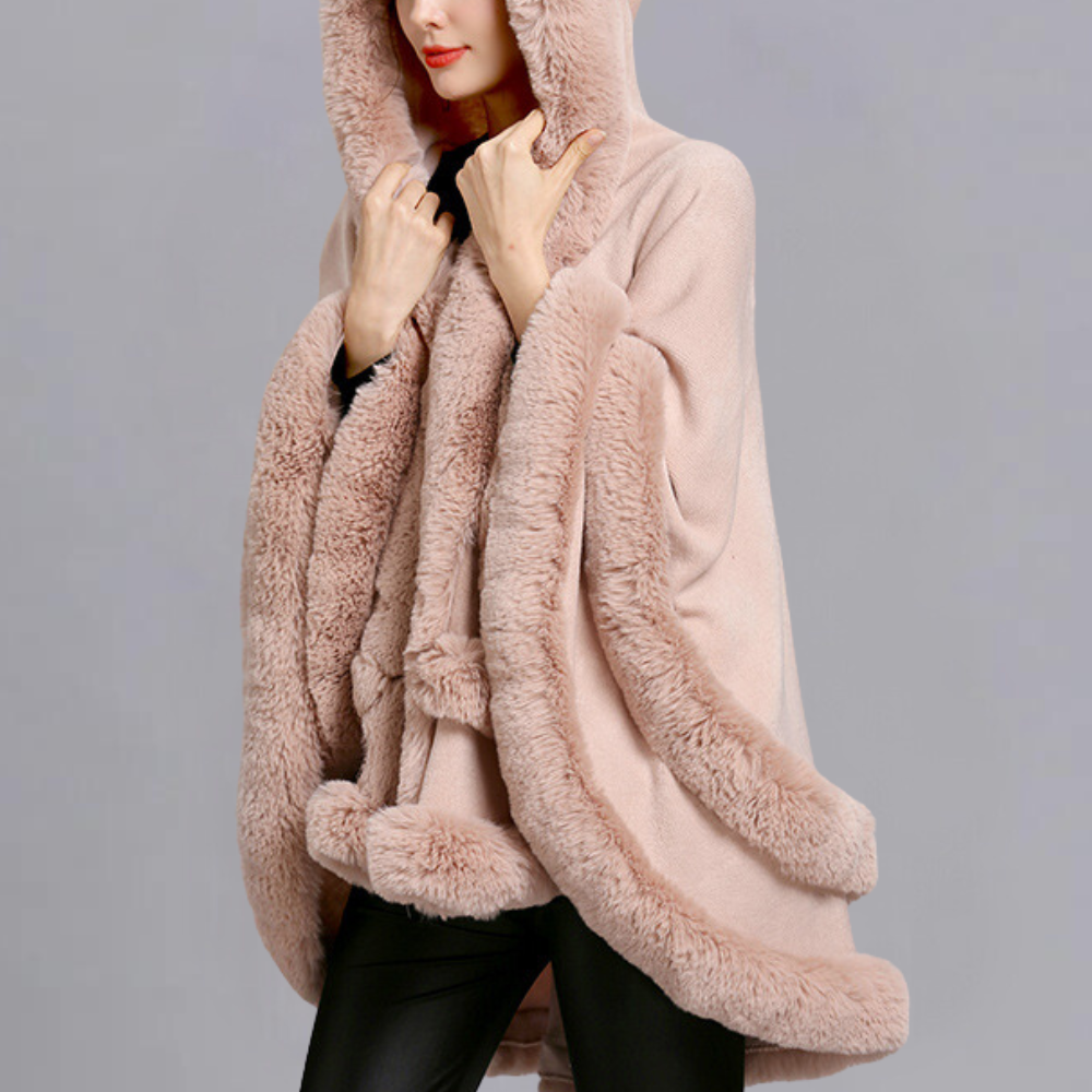 Vinter tyk stor pendul cardigan kappe