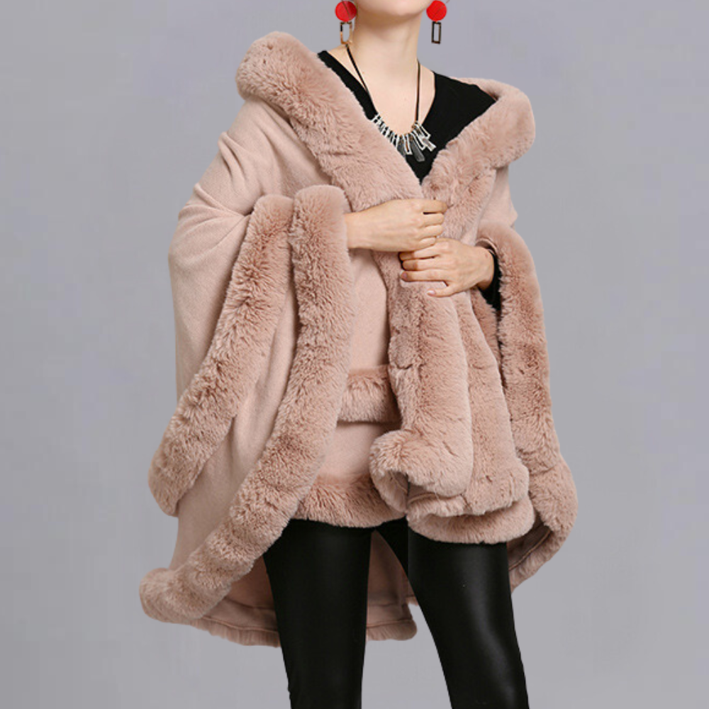 Vinter tyk stor pendul cardigan kappe