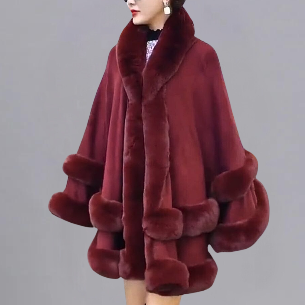 Vinter tyk stor pendul cardigan kappe