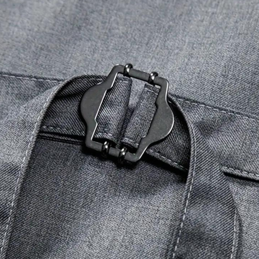 Elegant vest til mænd med asymmetrisk lukning