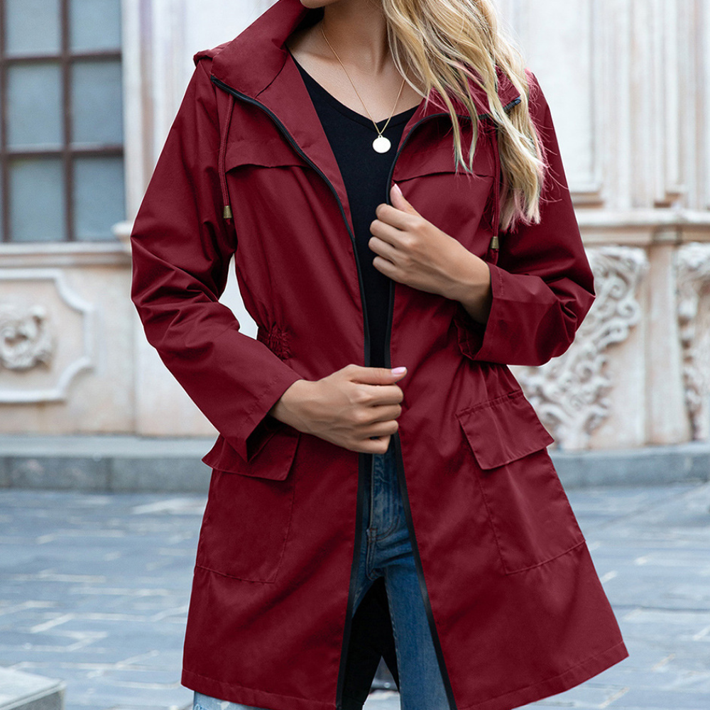 Vindtæt regnfrakke Trench Jacket