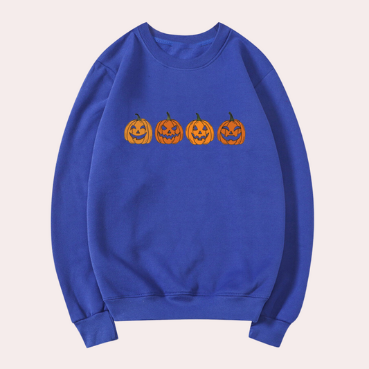 Moderne halloween-sweater til damer