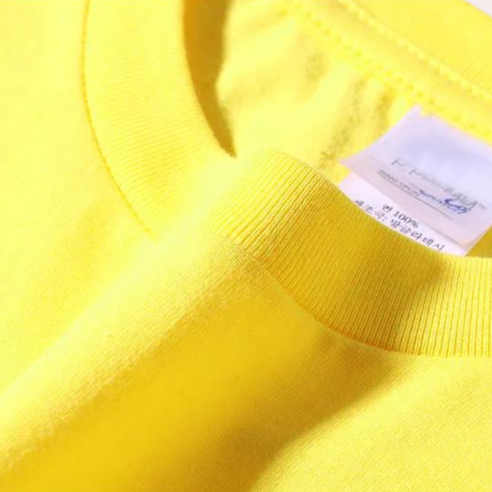 Smiley-farvet T-shirt til mænd