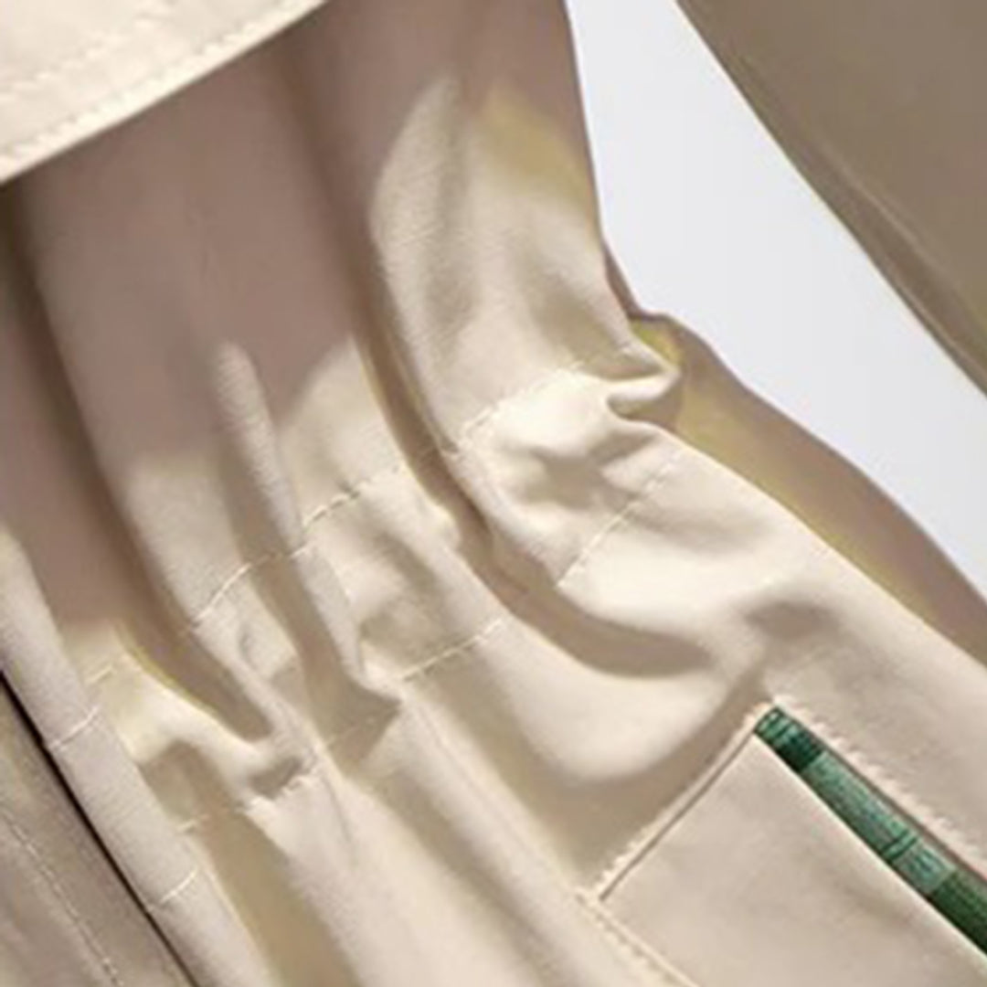 Dobbeltradet trenchcoat