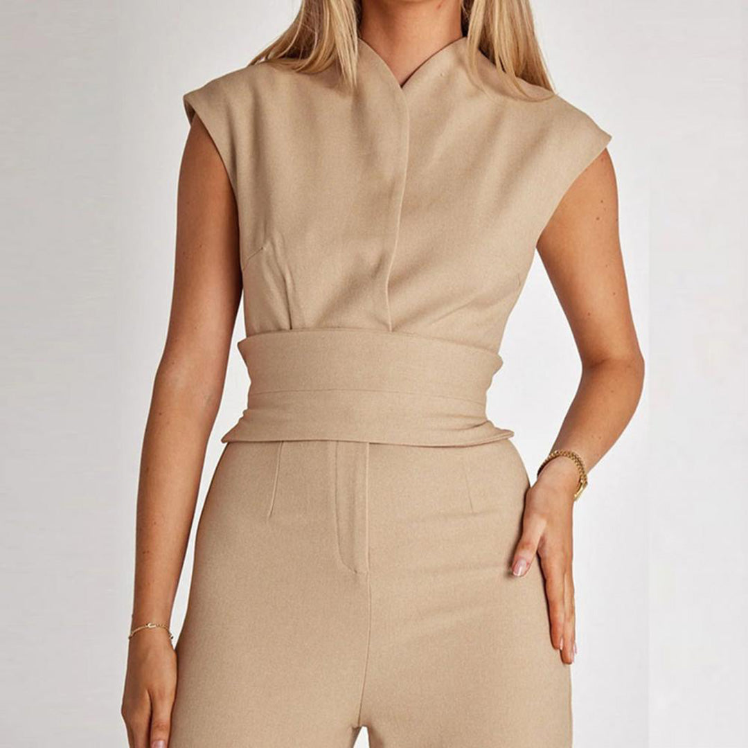 Moderigtigt jumpsuit med løse ben til damer