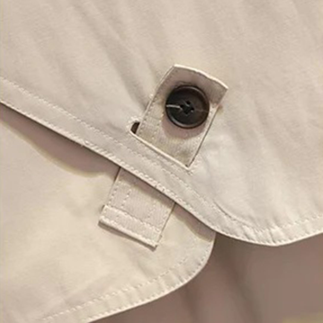 Dobbeltradet trenchcoat