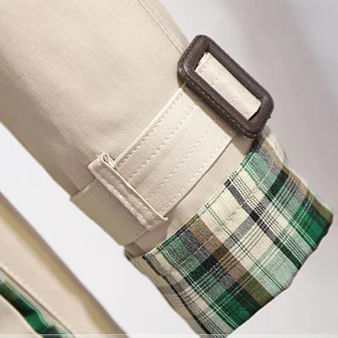 Dobbeltradet trenchcoat