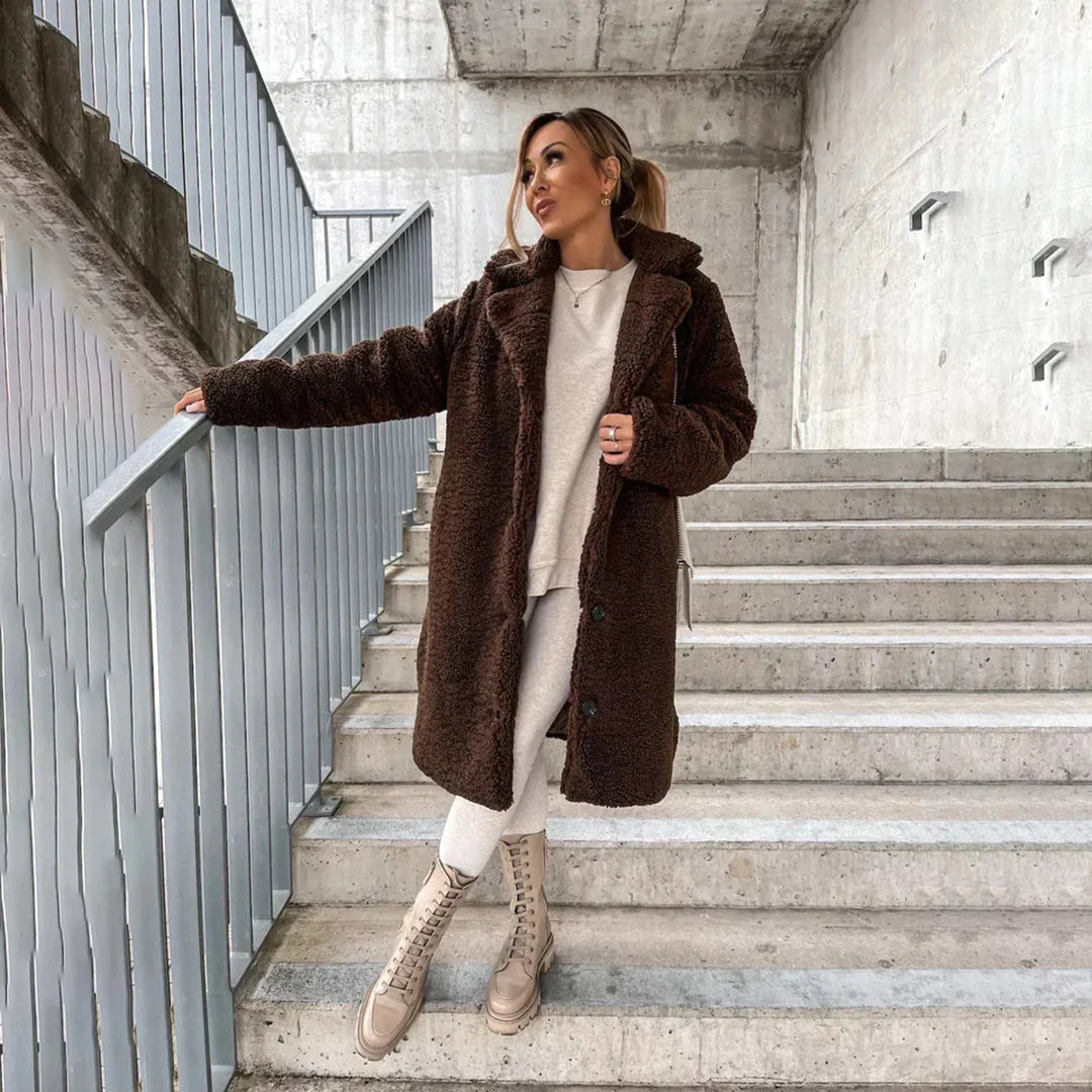 Vinter Teddy Female Casual Coat