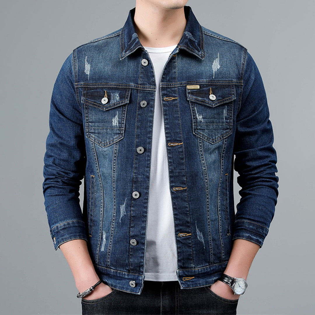 Denimjakke til mænd