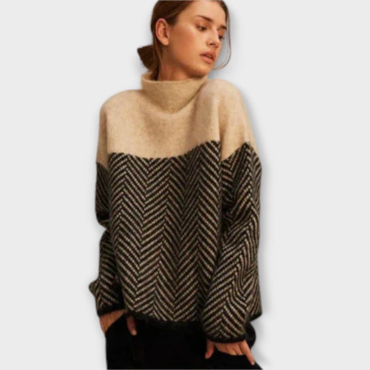 Blød cashmere-rullekravetrøje til kvinder