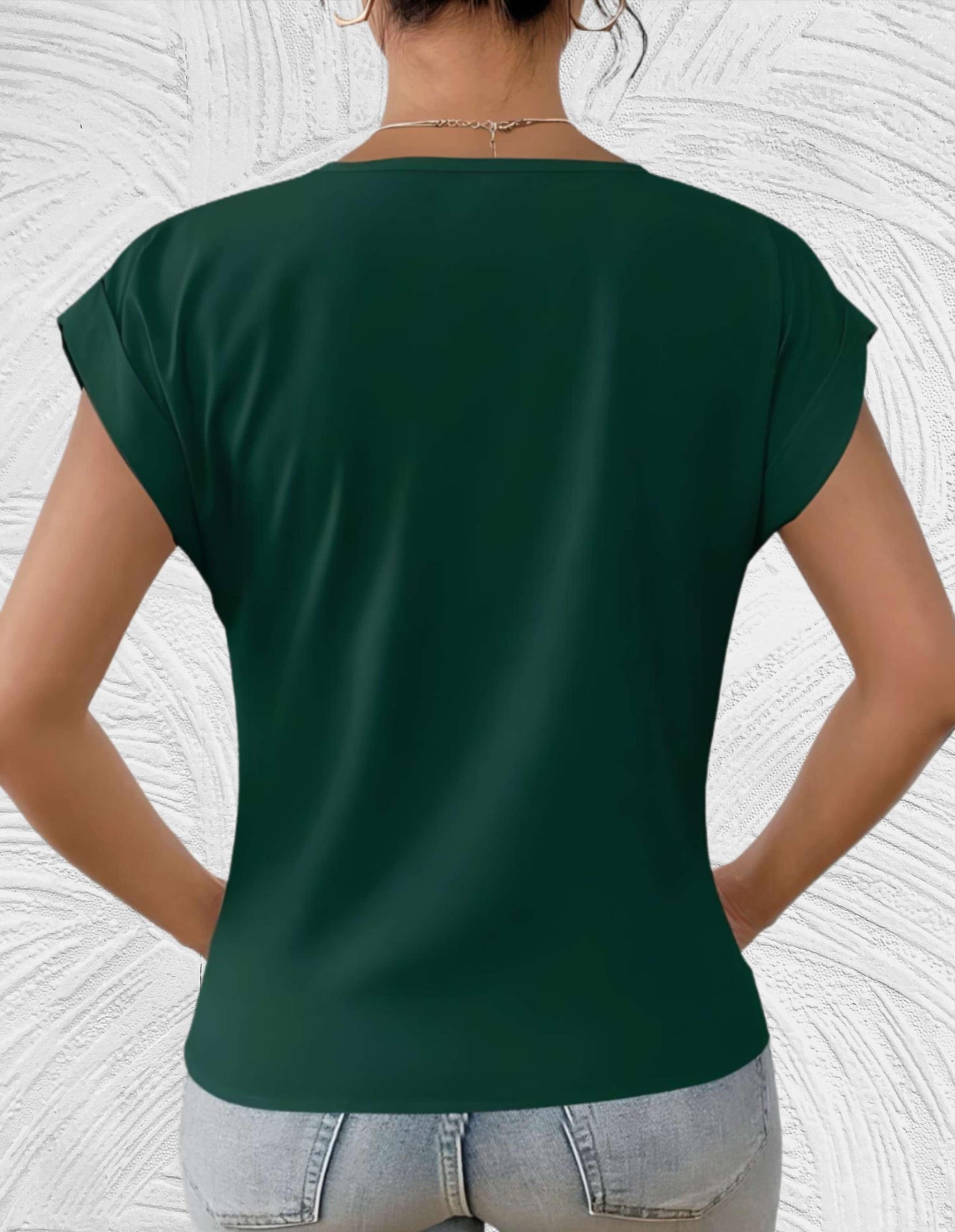 Bluse til kvinder med snoet front
