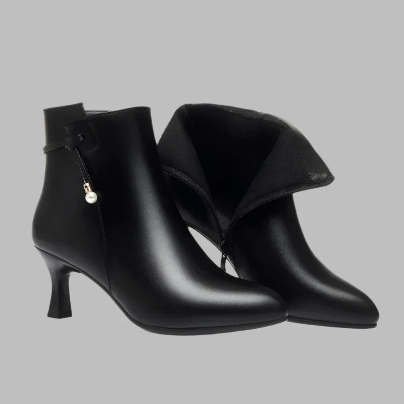 Hæle Sorte støvler til kvinder